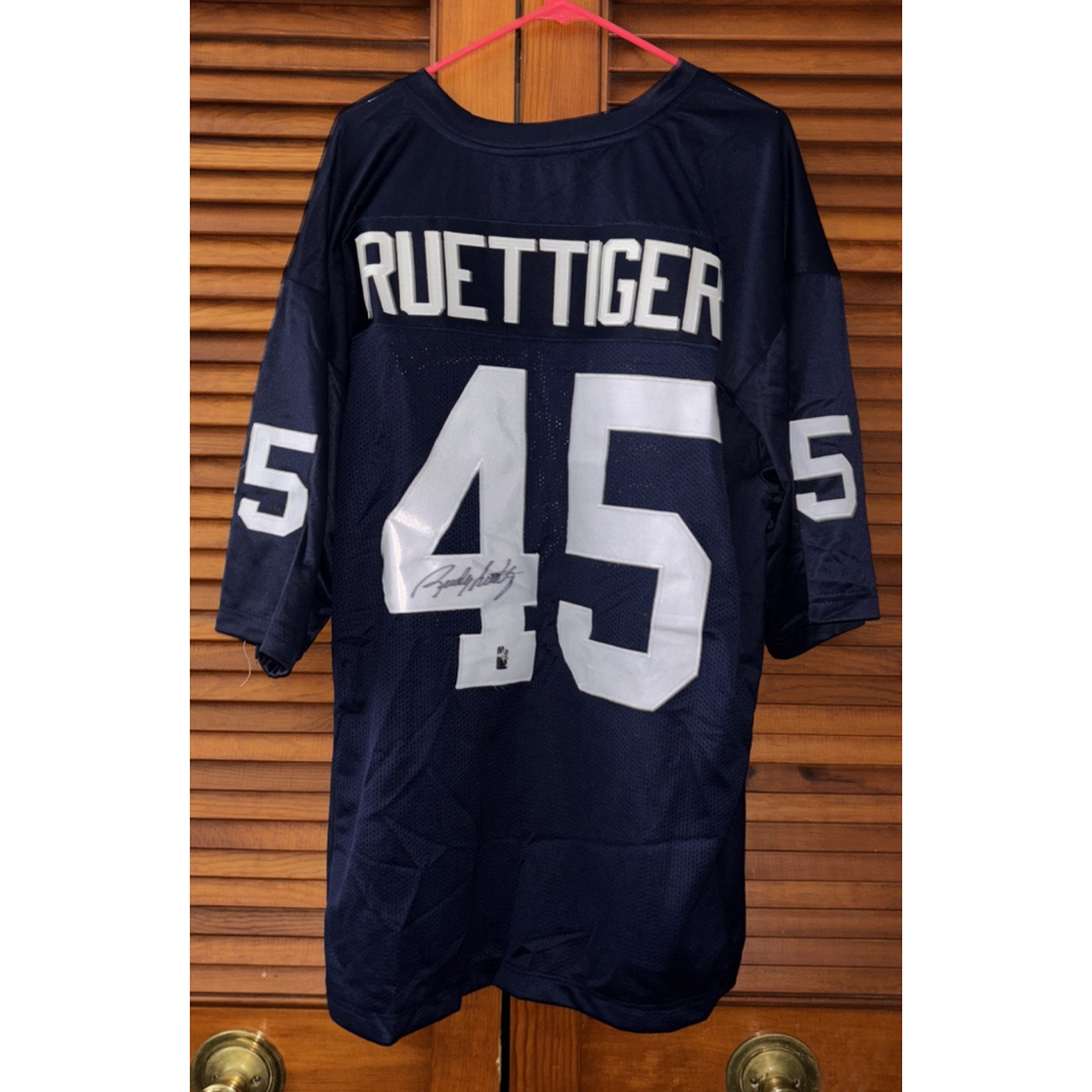 DANIEL RUDY RUETTIGER #45 NOTRE DAME AUTOGRAPHED JERSEY ADULT SIZE XL - Picture 6 of 6